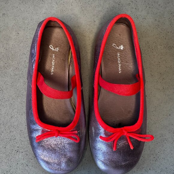 Jacadi Paris Metallic Pink Mary Jane Flats – Size 12 (EU 30) - Picture 2 of 7